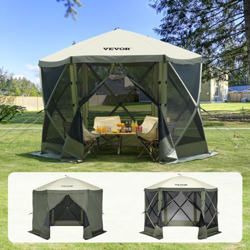 VEVOR Pop Up Gazebo Screen Tent 10x10FT