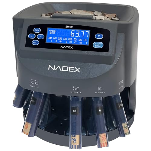 Nadex S540 Pro Coin Counter and Sorter