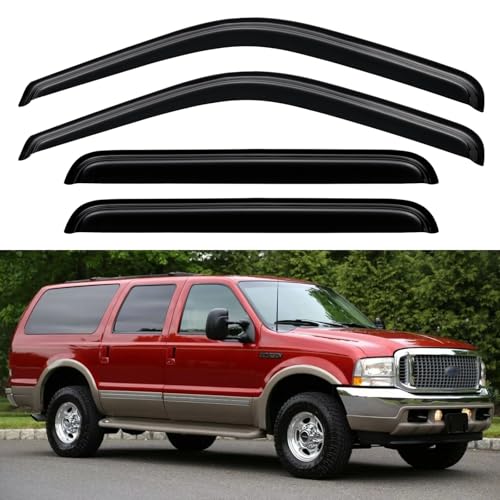 Ford Excursion Window Visors and Rain Guards