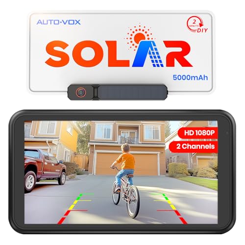 AUTO-VOX Solar Wireless Backup Camera System