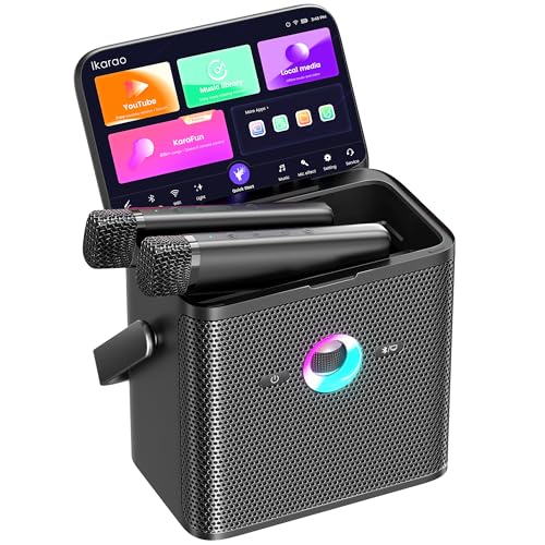 Ikarao Portable Karaoke Machine with Display