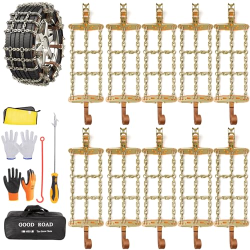 AutoChoice Emergency Tire Chains for Cars and Trucks