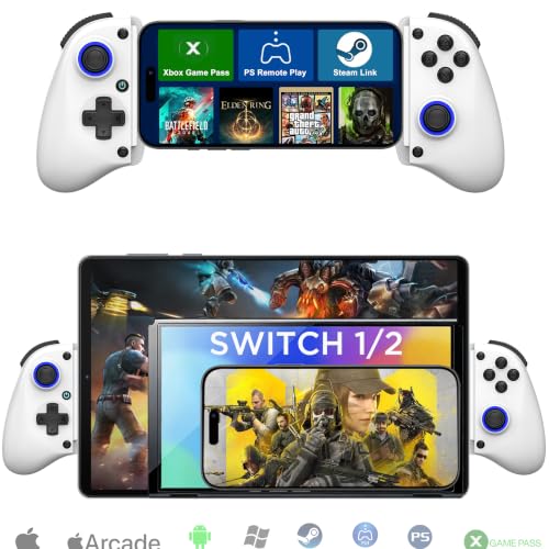 Megadream Mobile Gaming Controller - White