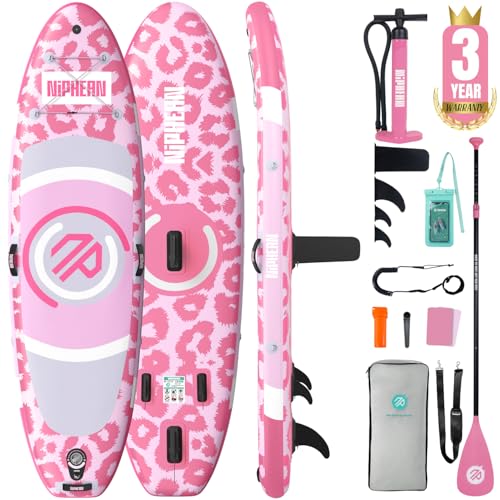 Niphean Ultra-Light Inflatable Paddle Board Candy Leopard