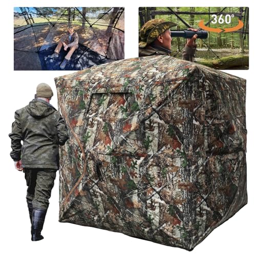FUNHORUN 360 Camouflage Hunting Blind Tent