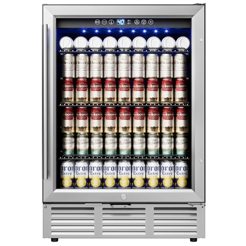 Icyglee 24 Inch Beverage Refrigerator