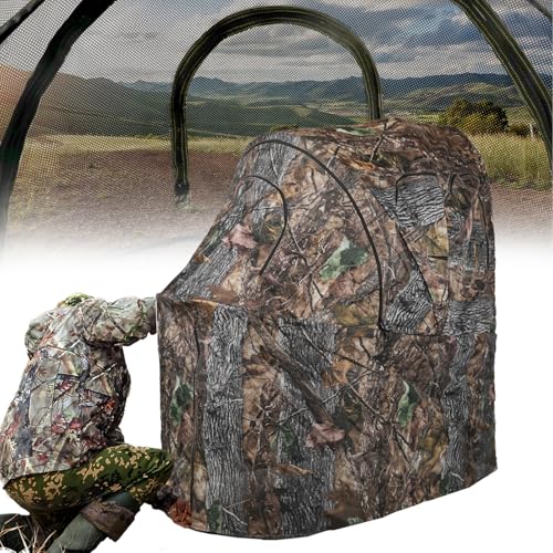 FUNHORUN Portable Camouflage Hunting Chair Blind