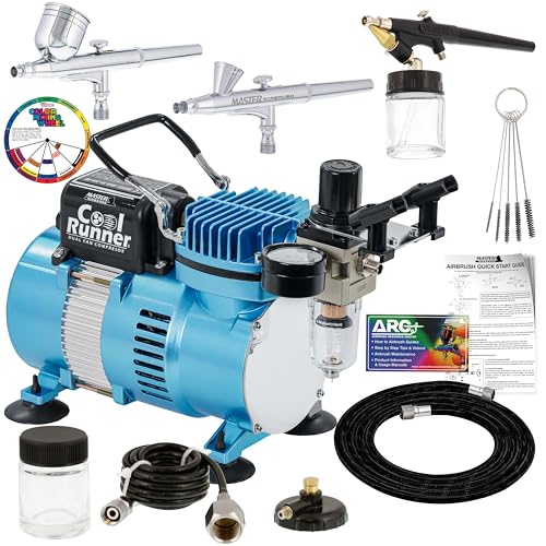 Master Airbrush Cool Runner II Professional Airbrushing Kit