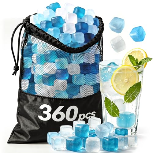 Reusable Ice Cubes, 360 Pack, 12 lbs