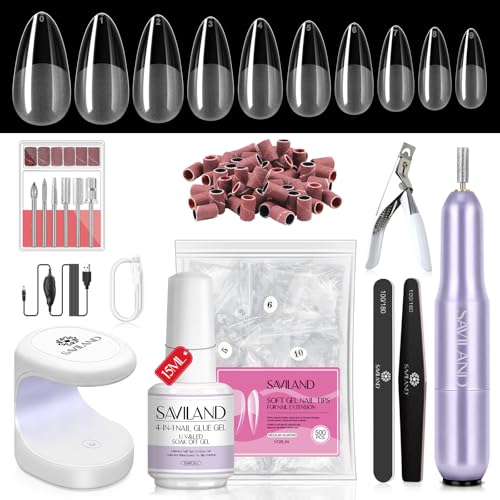 Saviland Almond Gel Nail Kit