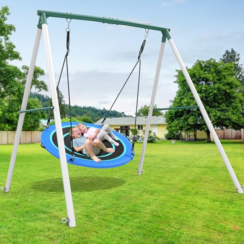 Hapfan 50-Inch Saucer Swing with Stand