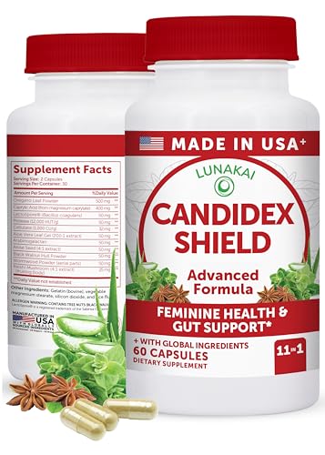 Lunakai Candida Cleanse Detox Supplement