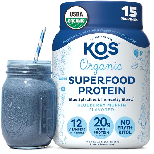 KOS Blueberry Muffin Plant Protein Powder