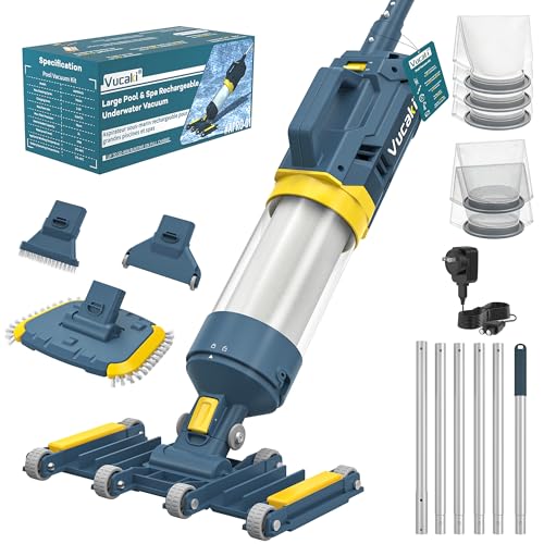 Vucaki 5-in-1 Pool Vacuum with Telescopic Pole
