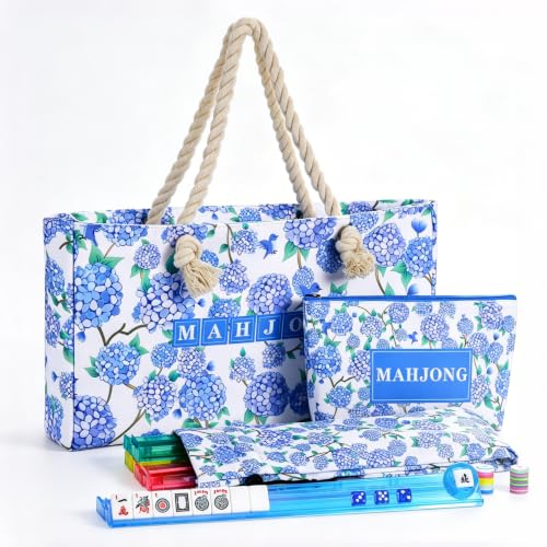 Mahjongolé Mahjong Set with Blue Bag