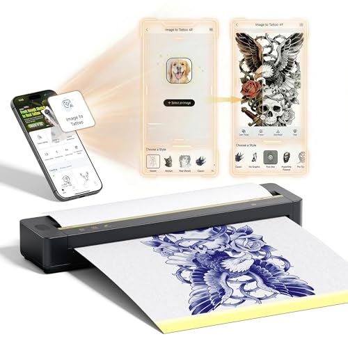 TATTMUSE Bluetooth Tattoo Stencil Printer Kit