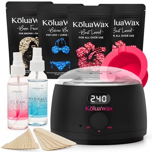 KoluaWax Premium Waxing Kit for Women