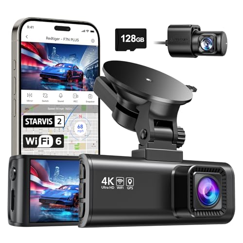 4K Dash Cam with GPS and Wi-Fi
