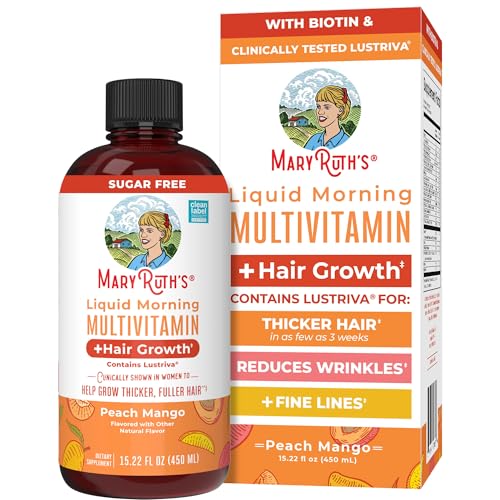 MaryRuth Organics Liquid Multivitamin Lustriva Hair Growth