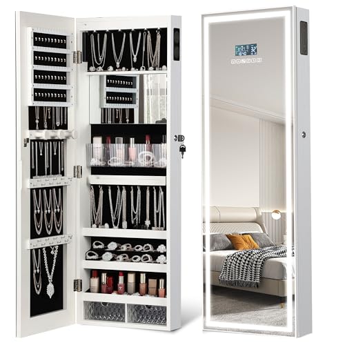 Chaoguan LED Mirror Jewelry Cabinet with Speaker