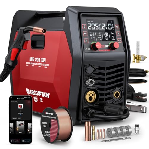 ARCCAPTAIN iControl MIG205 Pro Welder Machine