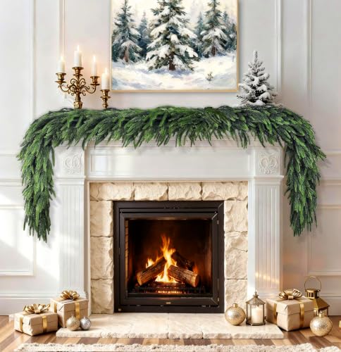 VersaCharm Christmas Garland Real Touch Pine