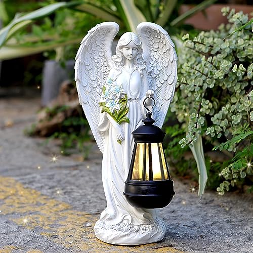 VChymm Solar Angel Garden Statue Decor