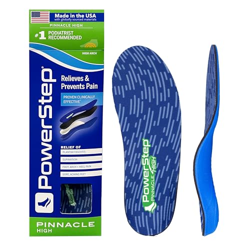 PowerStep Pinnacle High Arch Orthotic Insoles
