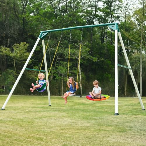 Hapfan 9.5' Heavy Duty Swing Set
