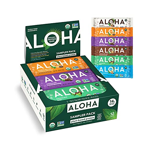 ALOHA Organic Protein Bars Variety Pack