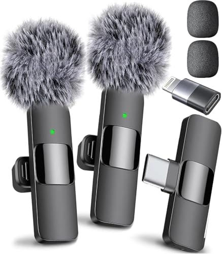 Mini Mic Pro Wireless Lavalier Microphone Set