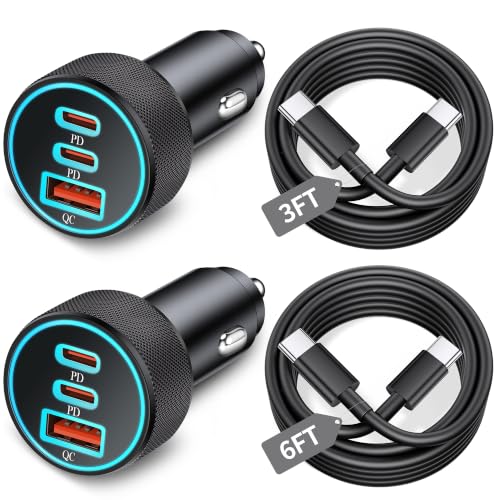 67W 3-Port Super Fast Car Charger