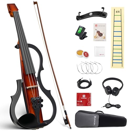 Vangoa Full Size Silent Electric Violin Kit