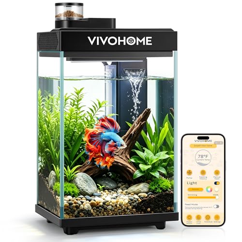 VIVOHOME Smart Fish Tank Aquarium Kit