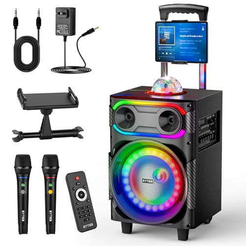 EYTSE Portable Karaoke Machine with Disco Light