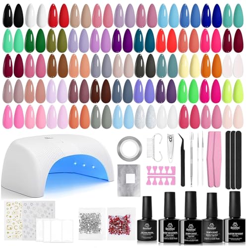 Beetles Gel Nail Polish Kit 80Pcs