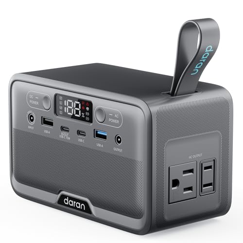 DARAN Portable Power Station 28000mAh 200W Solar Generator