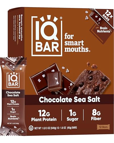 IQBAR Chocolate Sea Salt Protein Bars