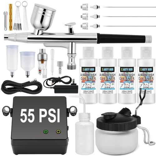 X ARTY HUB Airbrush Kit with Compressor