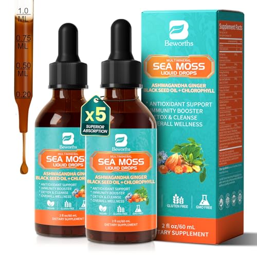 Sea Moss Drops Detox & Immune Support Liquid