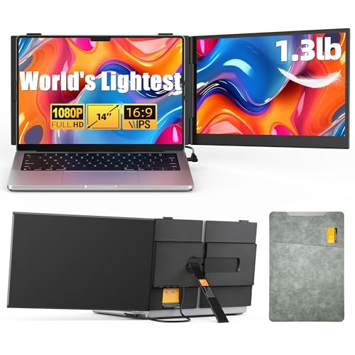 BreezyLife 14" Dual Laptop Screen Extender