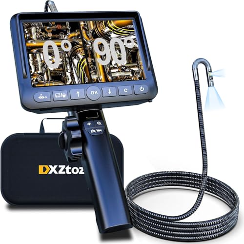 DXZtoz Dual-Lens Articulating Borescope 5FT