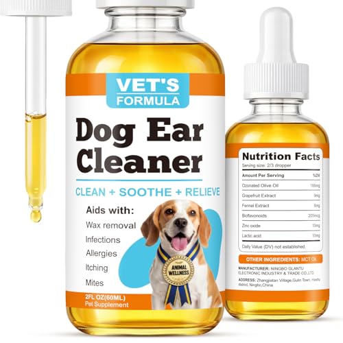 MNQAXZ Dog Ear Cleaner and Infection Treatment