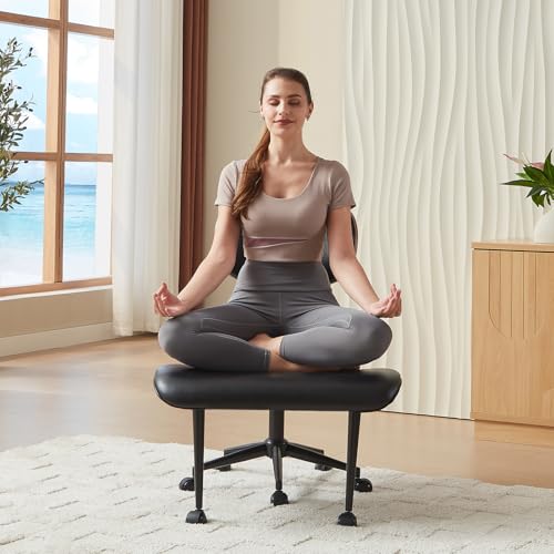 Bestier Ergonomic Meditation Chair with Wheels