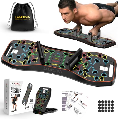LALAHIGH Foldable Push Up Board Fitness Equipment