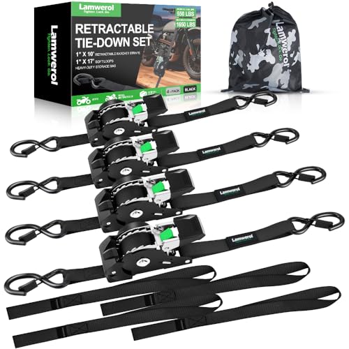 Lamwerol Retractable Ratchet Straps