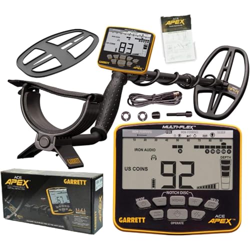 Garrett ACE Apex Metal Detector with Viper Coil