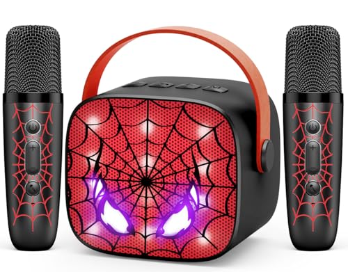Webspidee Kids Karaoke Machine with Wireless Mics