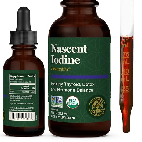 Global Healing Detoxadine Organic Iodine Drops