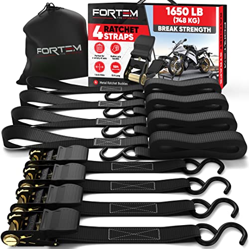 FORTEM Ratchet Straps 15ft Tie Down
